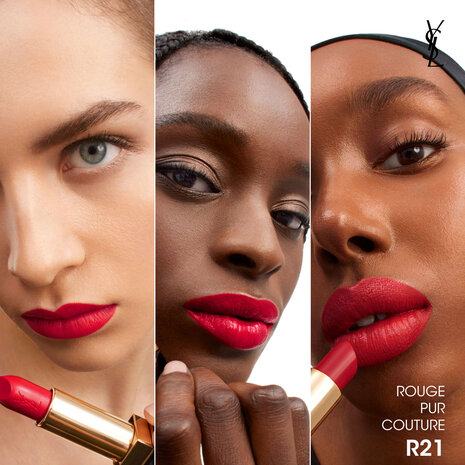 YVES SAINT LAURENT ROUGE PUR COUTURE LIPSTICK  RENO  R21