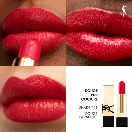YVES SAINT LAURENT ROUGE PUR COUTURE LIPSTICK  RENO  R21
