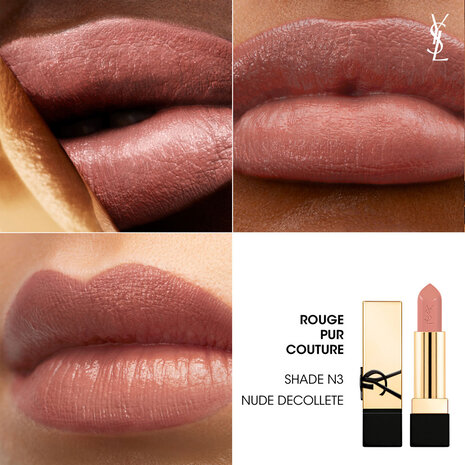 YVES SAINT LAURENT ROUGE PUR COUTURE LIPSTICK  RENO  N3