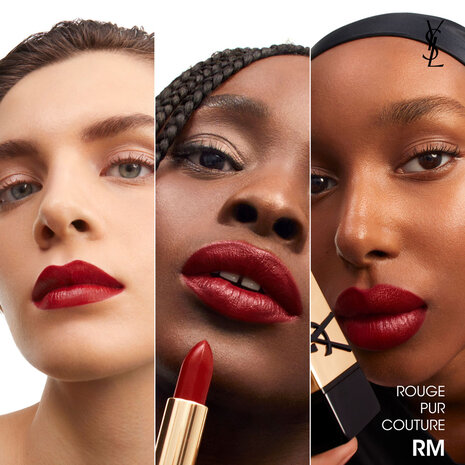 YVES SAINT LAURENT ROUGE PUR COUTURE LIPSTICK  RENO RM ROUGE MUSE