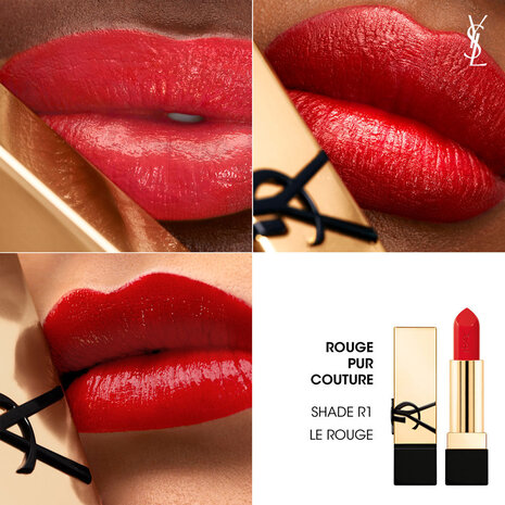 YVES SAINT LAURENT ROUGE PUR COUTURE LIPSTICK  RENO  R1