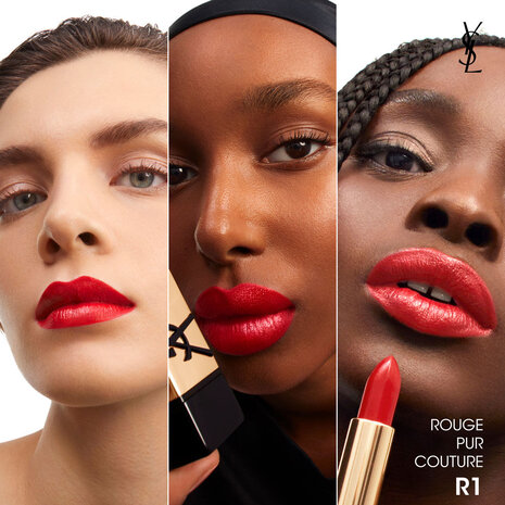 YVES SAINT LAURENT ROUGE PUR COUTURE LIPSTICK  RENO  R1