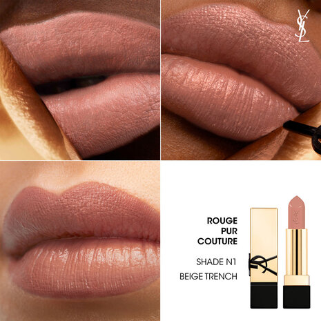 YVES SAINT LAURENT ROUGE PUR COUTURE LIPSTICK  RENO  N1