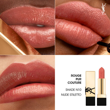 YVES SAINT LAURENT ROUGE PUR COUTURE LIPSTICK  RENO  N10
