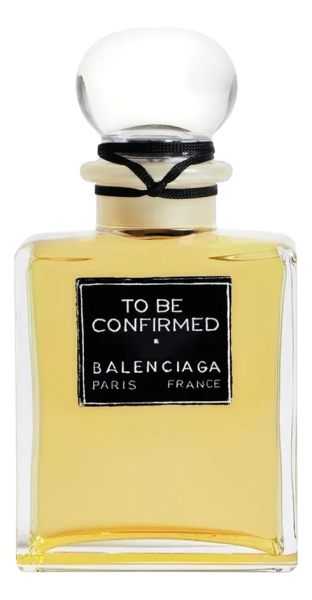 Balenciaga To Be Confirmed